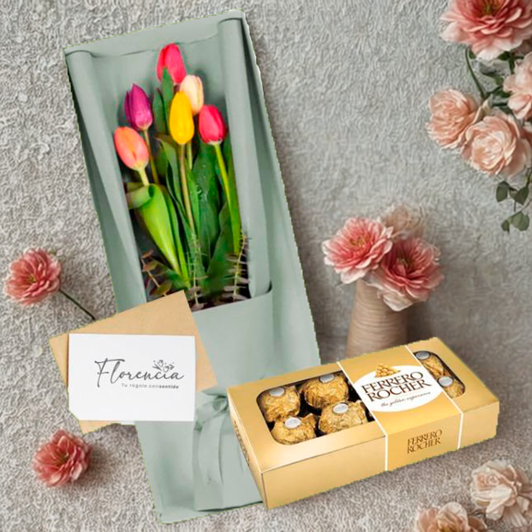 box tulipanes