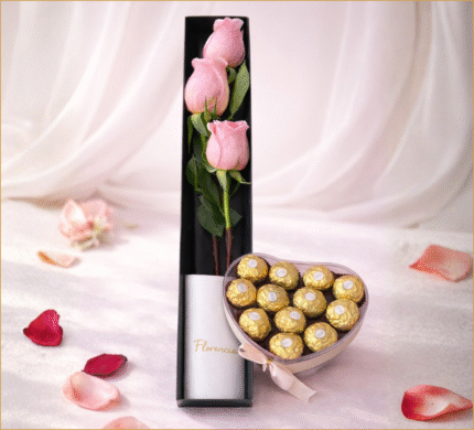 BOX Rosas + Chocolates