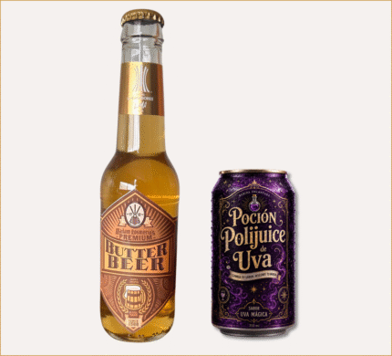 Adiciona una Botella de cerveza Butter Beer o una Lata de gaseosa